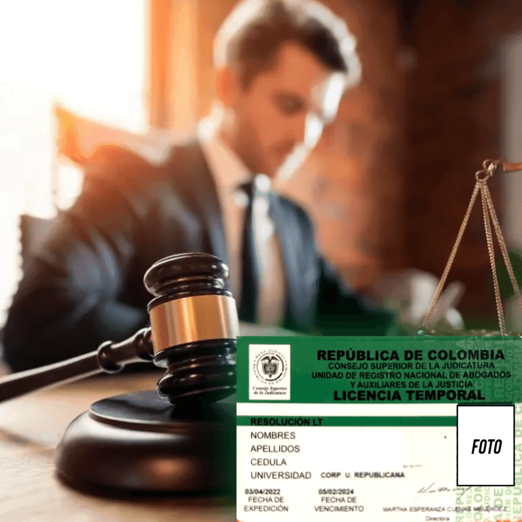 Abogado con licencia temporal
